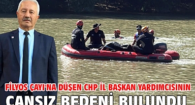 Filyos Çayı'na düşen CHP İl Başkan Yardımcısının cansız bedeni bulundu