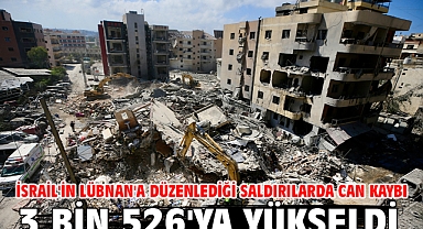 İsrail'in Lübnan'a düzenlediği saldırılarda can kaybı 3 bin 526'ya yükseldi