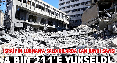 İsrail’in Lübnan'a saldırılarında hayatını kaybedenlerin sayısı 4 bin 211’e yükseldi
