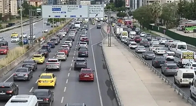 İstanbul'da haftanın ilk iş gününde trafik yoğunluğu