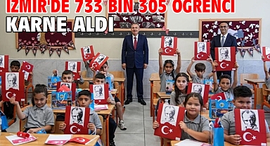 İzmir'de 733 bin 305 öğrenci karne aldı
