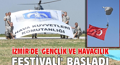 İzmir'de 'Gençlik ve Havacılık Festivali' başladı