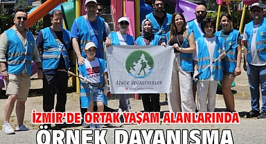 İzmir'de ortak yaşam alanlarında örnek dayanışma