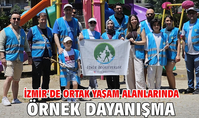 İzmir'de ortak yaşam alanlarında örnek dayanışma