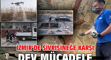 İzmir’de sivrisineğe karşı dev mücadele