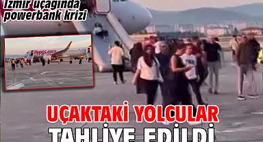 İzmir uçağında powerbank krizi: Uçaktaki yolcular tahliye edildi