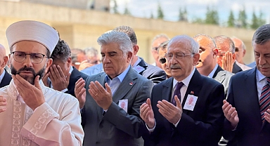 Kemal Kılıçdaroğlu, cenaze törenine katıldı