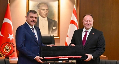 KKTC Başbakanı Üstel, Bakan Çiftçi’yi kabul etti