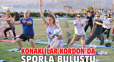 Konaklılar Kordon’da sporla buluştu