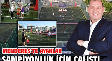 Menderes’te Ayaklar Şampiyonluk İçin Çalıştı