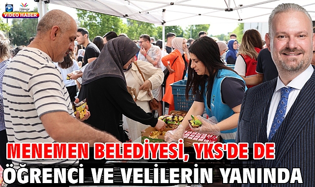Menemen Belediyesi, YKS'de de öğrenci ve velilerin yanında
