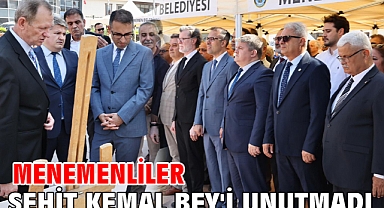 Menemenliler Şehit Kemal Bey'i unutmadı