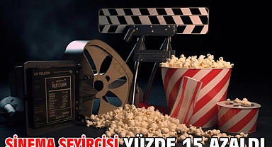 Sinema seyircisi yüzde 15 azaldı