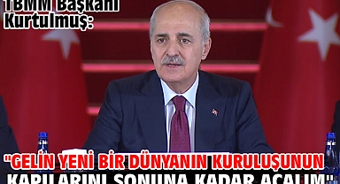 TBMM Başkanı Kurtulmuş: 