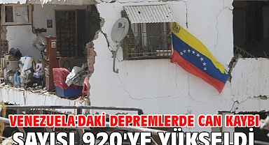 Venezuela'daki depremlerde can kaybı sayısı 920'ye yükseldi