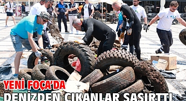 Yeni Foça’da denizden çıkanlar şaşırttı