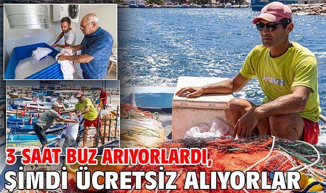3 saat buz arıyorlardı, şimdi ücretsiz alıyorlar