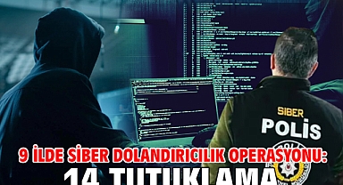 9 ilde siber dolandırıcılık operasyonu: 14 tutuklama