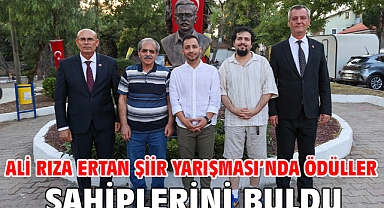 Ali Rıza Ertan Şiir Yarışması’nda ödüller sahiplerini buldu