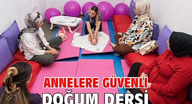 Annelere güvenli doğum dersi