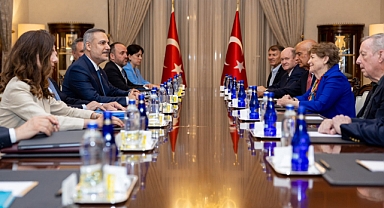 Bakan Fidan, ABD Senatosu NATO Gözlem Grubu Eş Başkanı Shaheen'i kabul etti