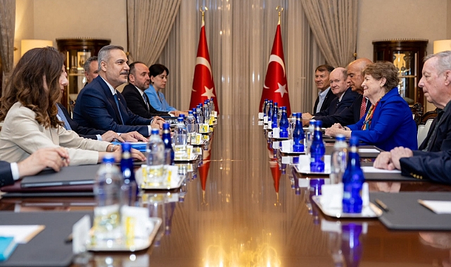 Bakan Fidan, ABD Senatosu NATO Gözlem Grubu Eş Başkanı Shaheen'i kabul etti