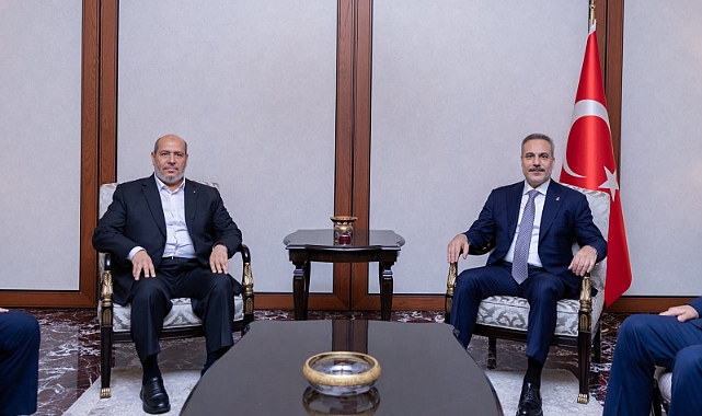Bakan Fidan, Hamas Siyasi Büro Şefi Hayye’yi kabul etti