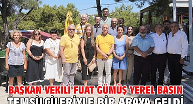 Başkan vekili Fuat Gümüş yerel basın temsilcileriyle bir araya geldi