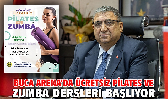 Buca Arena’da ücretsiz pilates ve zumba dersleri başlıyor