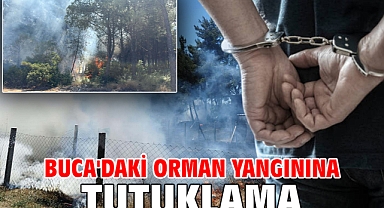 Buca'daki orman yangınına tutuklama