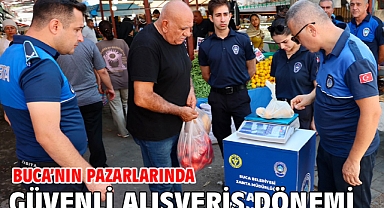 Buca’nın pazarlarında güvenli alışveriş dönemi
