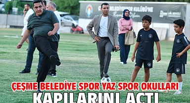Çeşme Belediye Spor Yaz Spor Okulları kapılarını açtı