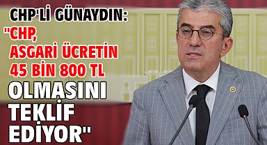 CHP'li Günaydın: 