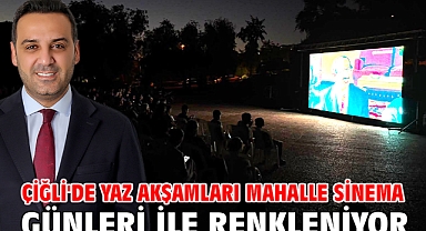 Çiğli'de Yaz Akşamları Mahalle Sinema Günleri ile Renkleniyor