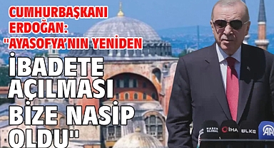 Cumhurbaşkanı Erdoğan: