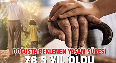 Doğuşta beklenen yaşam süresi 78,5 yıl oldu