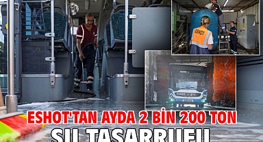 ESHOT'tan ayda 2 bin 200 ton su tasarrufu