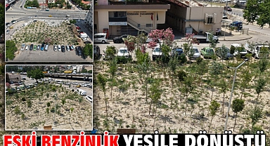 Eski Benzinlik yeşile dönüştü