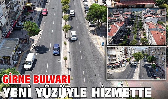 Girne Bulvarı yeni yüzüyle hizmette