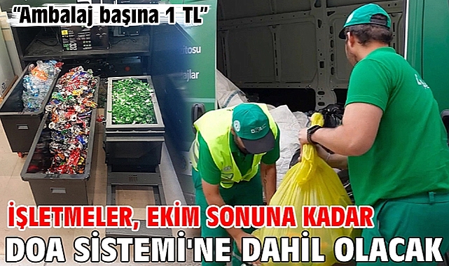 İşletmeler, ekim sonuna kadar DOA Sistemi'ne dahil olacak