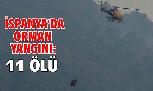 İspanya'da orman yangını: 11 ölü