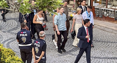 İzlanda Başbakanı Frostadottir, Ankara Kalesi'ni gezdi