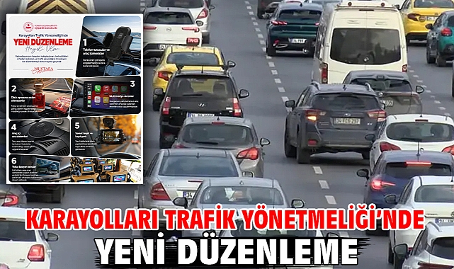 Karayolları Trafik Yönetmeliği’nde yeni düzenleme