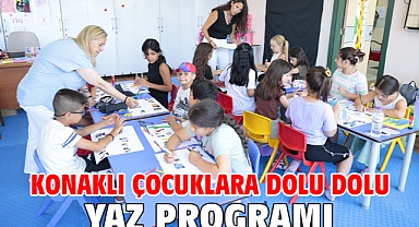 Konaklı çocuklara dolu dolu yaz programı