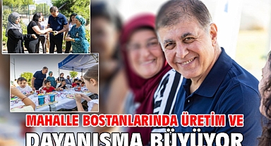 Mahalle bostanlarında üretim ve dayanışma büyüyor