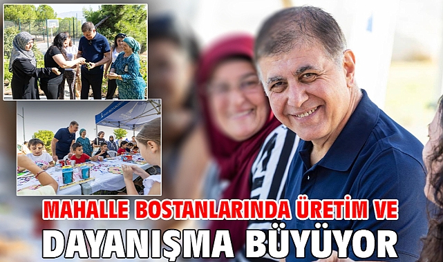Mahalle bostanlarında üretim ve dayanışma büyüyor