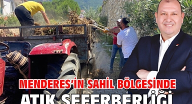 Menderes’in Sahil Bölgesinde Atık Seferberliği