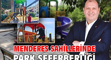 Menderes Sahillerinde Park Seferberliği