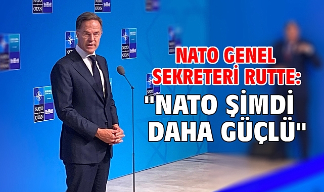 NATO Genel Sekreteri Rutte:
