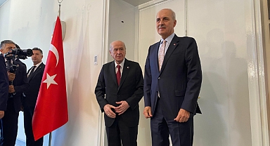 TBMM Başkanı Kurtulmuş, Bahçeli'yi ziyaret etti